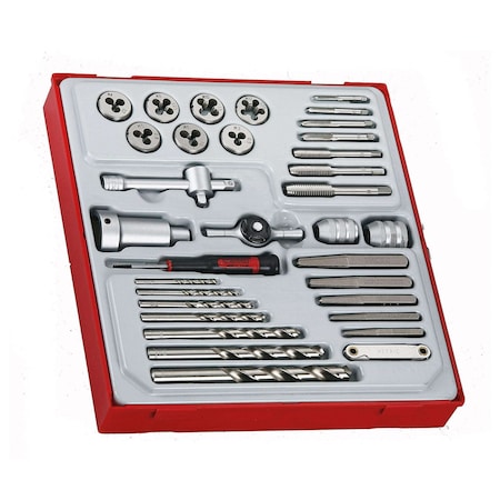 Teng Tools 34 Piece Tap and Die Set - TTDTD34 TTDTD34